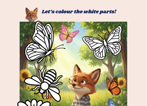 A printable colouring activity sheet from Science with Mirus